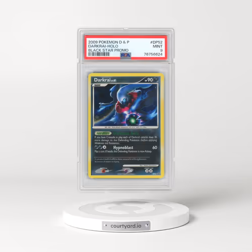 2009 Pokémon Diamond & Pearl Black Star Promo #DP52 Darkrai - Holo (PSA 9 MINT)