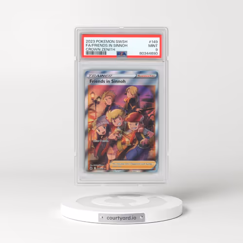2023 Pokémon Sword and Shield Crown Zenith #149 Friends in Sinnoh - Full Art (PSA 9 MINT)