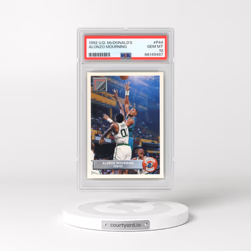 1992 Upper Deck McDonald's #P44 Alonzo Mourning (PSA 10 GEM MINT)