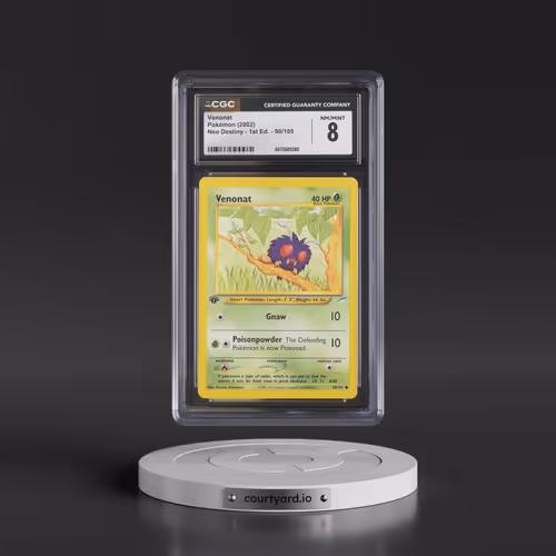2002 Neo Destiny #90/105 Venonat - 1st Edition 1st Edition (CGC 8 NM-MT)