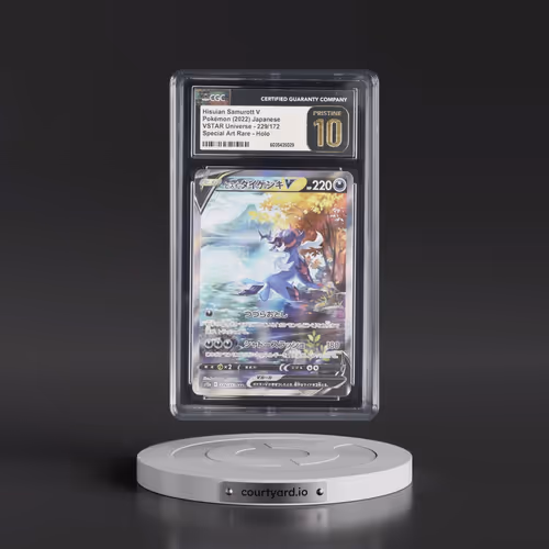 2022 VSTAR Universe #229/172 Hisuian Samurott V - Special Art Rare Holo (CGC 10 PRISTINE)