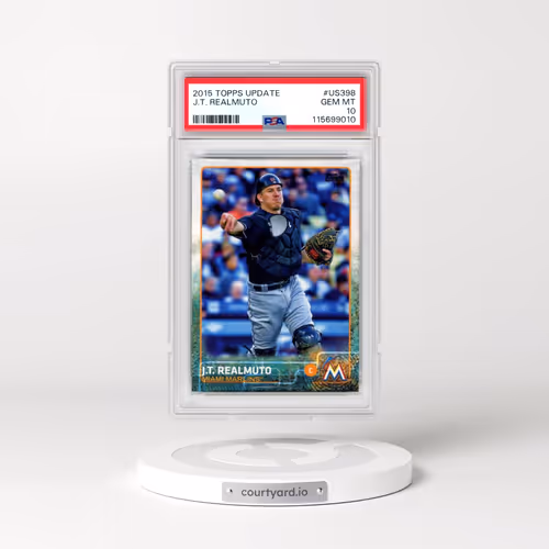 2015 Topps Update #US398 J.T. Realmuto (PSA 10 GEM MINT)
