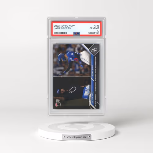 2023 Topps Now #736 LeBron James/Mookie Betts (PSA 10 GEM MINT)