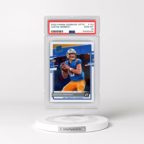 2020 Panini Donruss Optic #153 Justin Herbert (PSA 10 GEM MINT)