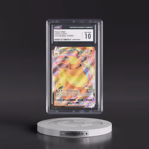 2021 Evolving Skies #018/203 Flareon VMAX - Holo (CGC 10 GEM MINT)