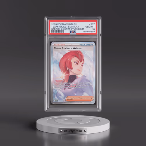 2025 Pokémon Dri EN-Destined Rivals #237 Team Rocket's Ariana - Special Illustration Rare (PSA 10 GE