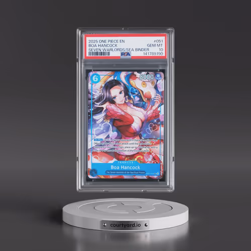 2025 One Piece Seven Warlords of the Sea Binder Set #051 Boa Hancock (PSA 10 GEM MINT)