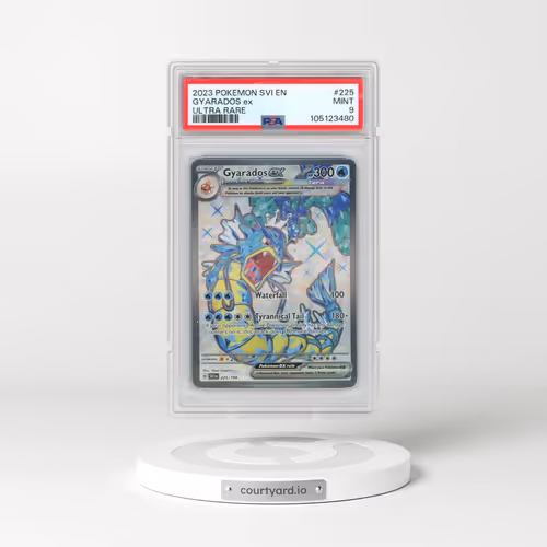 2023 Pokémon Svi EN-Scarlet & Violet #225 Gyarados EX - Holo Ultra Rare (PSA 9 MINT)