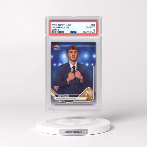 2025 Topps Now Draft #D1 Cooper Flagg (PSA 10 GEM MINT)