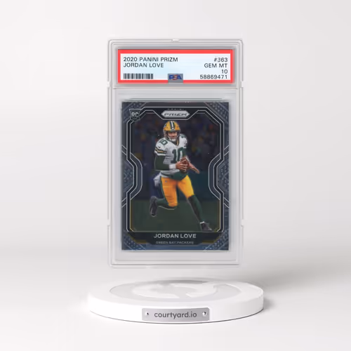 2020 Panini Prizm #363 Jordan Love (PSA 10 GEM MINT)