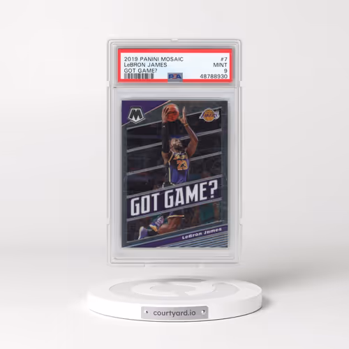 2019 Panini Mosaic Got Game? #7 LeBron James (PSA 9 MINT)
