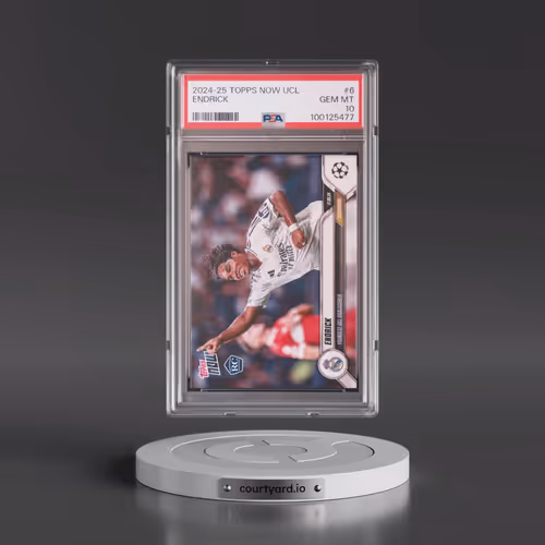 2024-25 Topps Now UEFA Champions League #6 Endrick (PSA 10 GEM MINT)