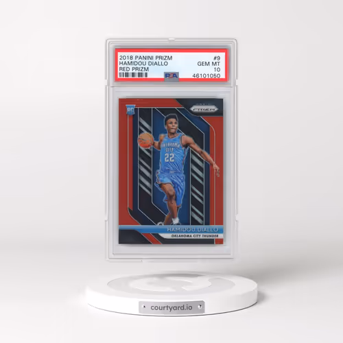 2018 Panini Prizm #9 Hamidou Diallo - Red Prizm (PSA 10 GEM MINT)