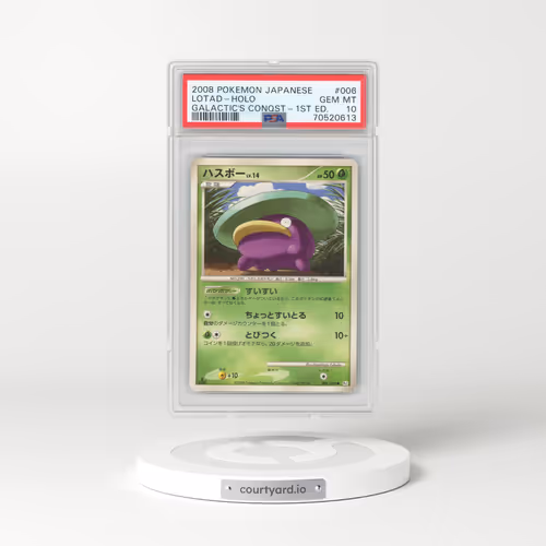 2008 Pokémon Galactic's Conquest #006 Lotad - 1st Edition Holo (PSA 10 GEM MINT)