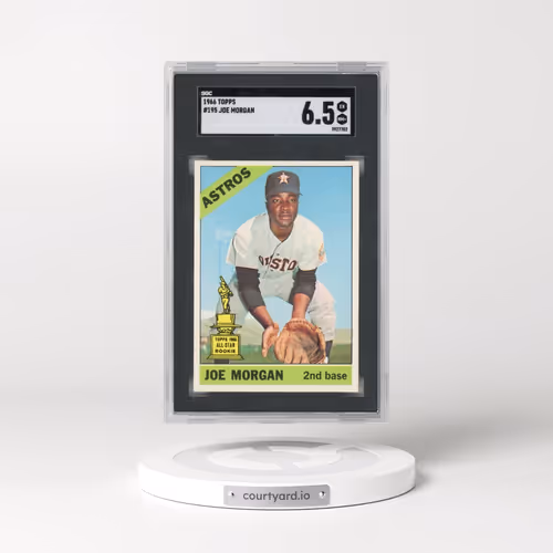 1966 Topps #195 Joe Morgan - All-Star Rookie (SGC 6.5 EX-MT+)