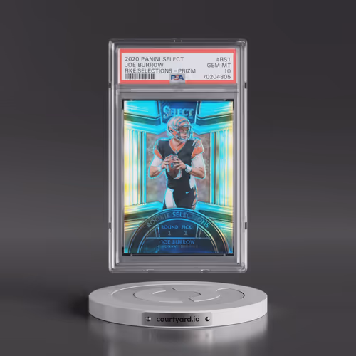 2020 Panini Select Rookie Selections #RS1 Joe Burrow - Prizm (PSA 10 GEM MINT)