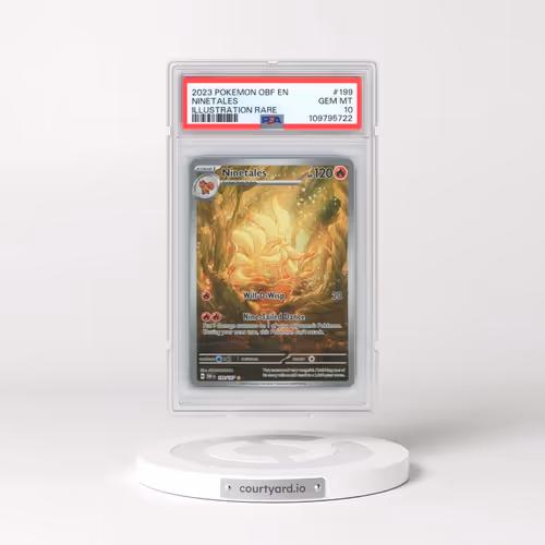 2023 Pokémon Obf EN-Obsidian Flames #199 Ninetales - Illustration Rare (PSA 10 GEM MINT)