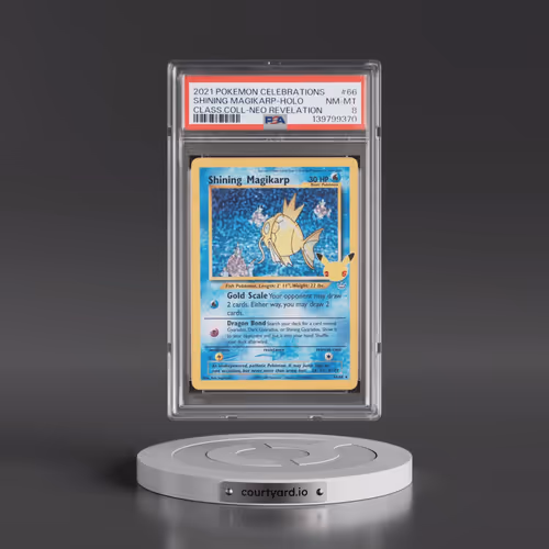2021 Pokémon Celebrations Classic Collection #66 Shining Magikarp - Holo Holo (PSA 8 NM-MT)
