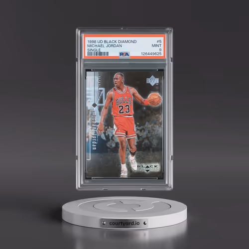 1998 Upper Deck Black Diamond #5 Michael Jordan - Single (PSA 9 MINT)