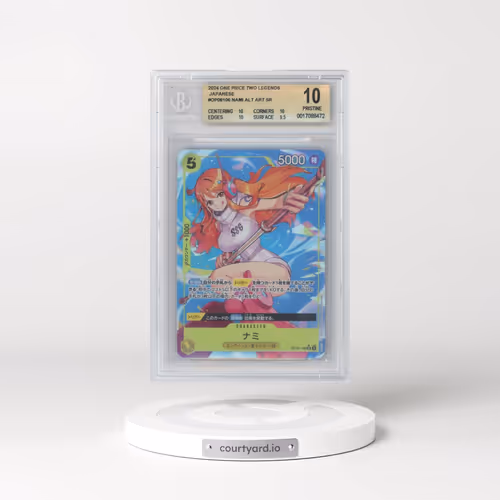 2024 One Piece Japanese OP08-Two Legends #106 Nami - Alternate Art (BGS 10 PRISTINE)