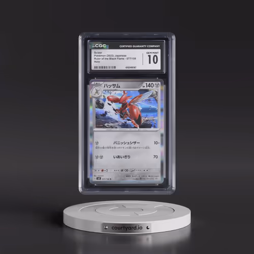 2023 Ruler of the Black Flame #077/108 Scizor - Holo (CGC 10 GEM MINT)