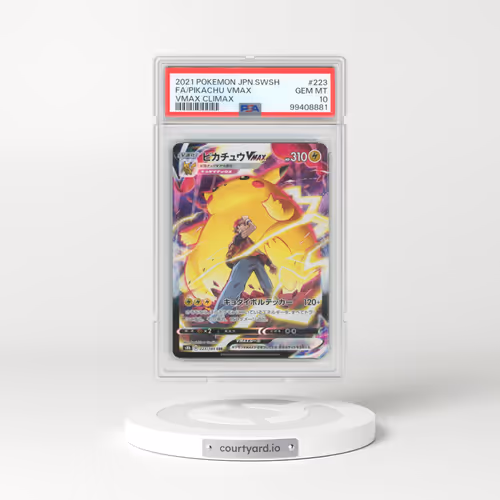 2021 VMAX Climax #223 Pikachu VMAX - Holo Character Super Rare (PSA 10 GEM MINT)