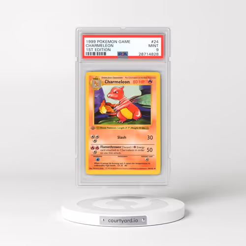 1999 Pokémon Game #24 Charmeleon - 1st Edition (PSA 9 MINT)