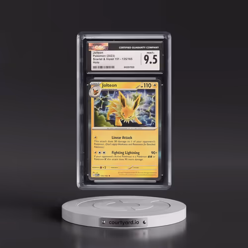 2023 Scarlet & Violet 151 - MEW EN #135/165 Jolteon - Holo (CGC 9.5 MINT+)