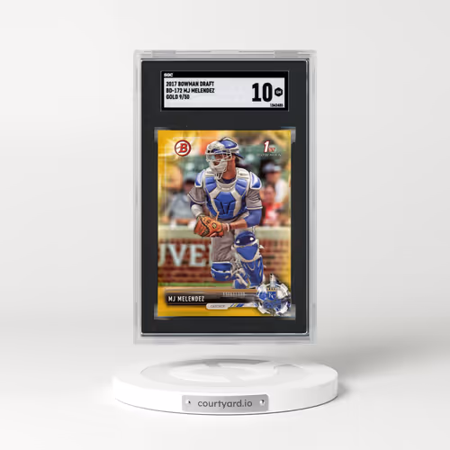 2017 Bowman Draft #BD-172 Mj Melendez - Gold (SGC 10 GEM MINT)