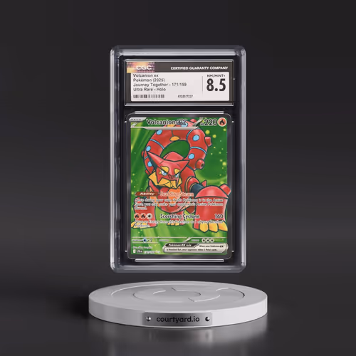 2025 Pokémon Jtg EN-Journey Together #171 Volcanion EX - Holo Ultra Rare (CGC 8.5 NM-MT+)