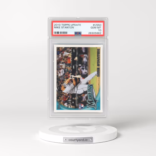 2010 Topps Update #US50 Mike Stanton (PSA 10 GEM MINT)