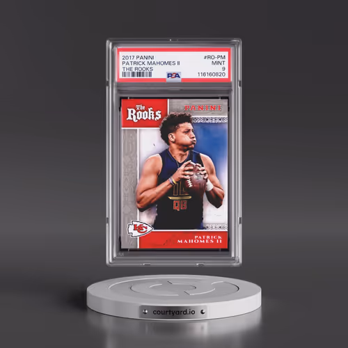2017 Panini the Rooks #RO-PM Patrick Mahomes II (PSA 9 MINT)