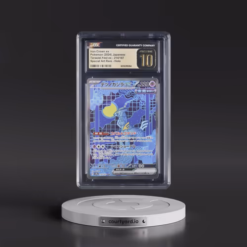 2024 Pokémon Sv8a-Terastal Fest EX #214 Iron Crown EX - Holo Special Art Rare (CGC 10 PRISTINE)