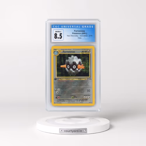 2001 Pokémon Neo Discovery #2 Forretress - 1st Edition Holo (CGC 8.5 NM-MT+)