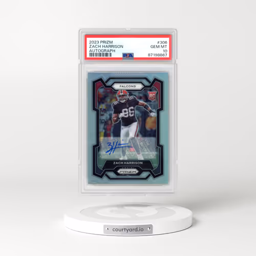 2023 Panini Prizm #306 Zach Harrison - Autograph (PSA 10 GEM MINT)