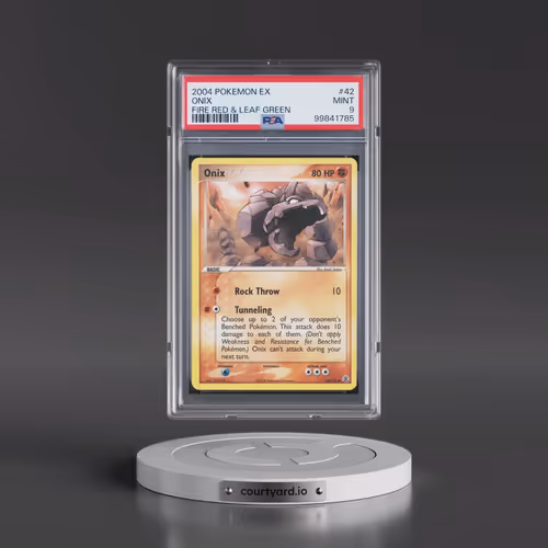 2004 Pokémon EX Fire Red & Leaf Green #42 Onix (PSA 9 MINT)