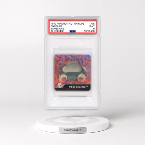 1999 Pokémon Action Flipz Series One #75 Snorlax (PSA 9 MINT)