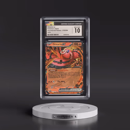 2025 Phantasmal Flames - PFL EN #018/094 Oricorio ex - Holo (CGC 10 GEM MINT)