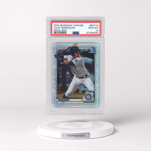 2020 Bowman Chrome Mega Box #BCP19 Julio Rodriguez (PSA 10 GEM MINT)