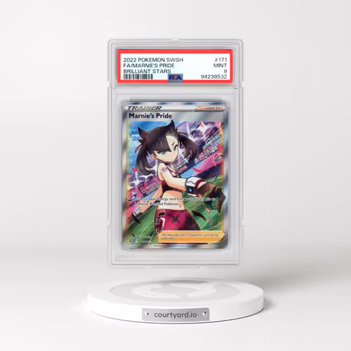 2022 Pokémon Sword & Shield Brilliant Stars #171 Marnie's Pride - Full Art (PSA 9 MINT)