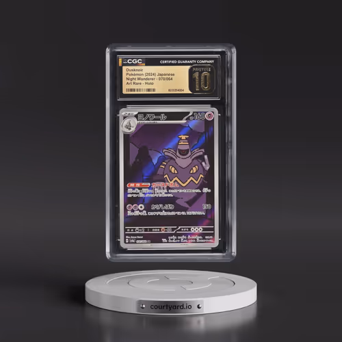 2024 Pokémon Sv6a-Night Wanderer #070 Dusknoir - Art Rare (CGC 10 PRISTINE)