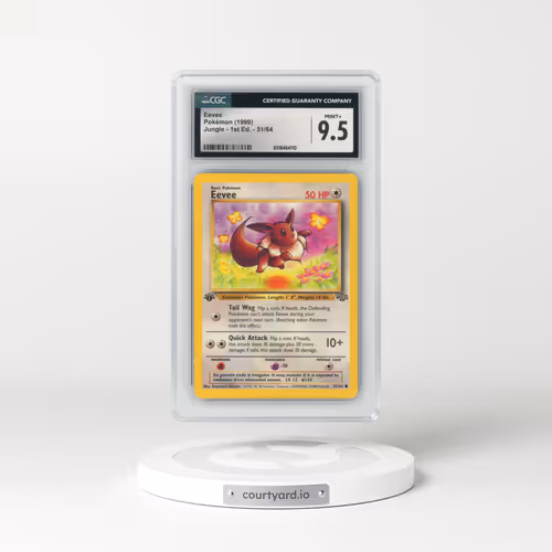1999 Jungle #51/64 Eevee - 1st Edition 1st Edition (CGC 9.5 MINT+)