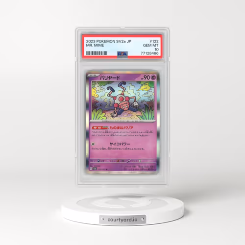 2023 Pokémon Sv2a-Pokemon 151 #122 Mr. Mime (PSA 10 GEM MINT)