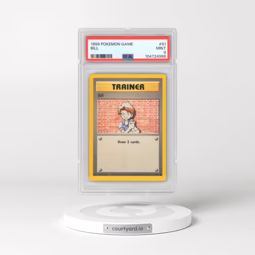 1999 Pokémon Game #91 Bill (PSA 9 MINT)