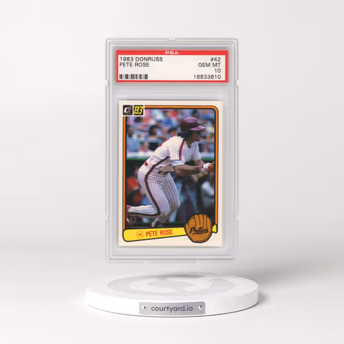 1983 Donruss #42 Pete Rose (PSA 10 GEM MINT)
