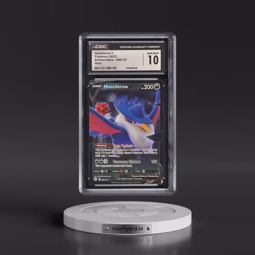 2022 Brilliant Stars #088/172 Honchkrow V - Holo (CGC 10 GEM MINT)