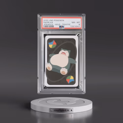 2020 Uno Pokémon Snorlax - Back-Wild-Snorlax Traffic (PSA 8 NM-MT)