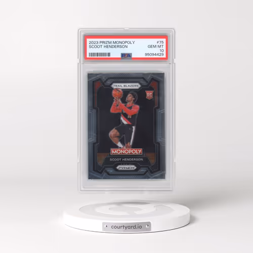 2023 Panini Prizm Monopoly #75 Scoot Henderson (PSA 10 GEM MINT)