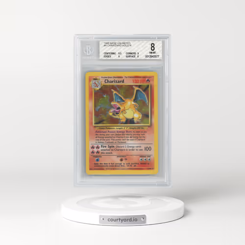 1999 Base Set #4 Charizard - Holo (BGS 8 NM-MT)