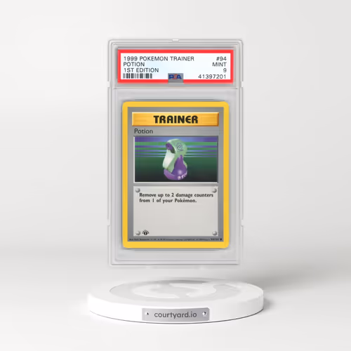 1999 Pokémon Game #94 Potion - 1st Edition (PSA 9 MINT)